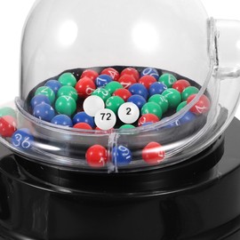 ibasenice Raffle Balls Numbers 1-75 Numbered Bingo Balls Game Balls Mini Number Bingo Balls Small Numbered Plastic Ball 75pcs White