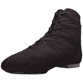 Sansha Soho Lace-Up Jazz Shoe,Black, 8 M US Women's/4 M US Men's