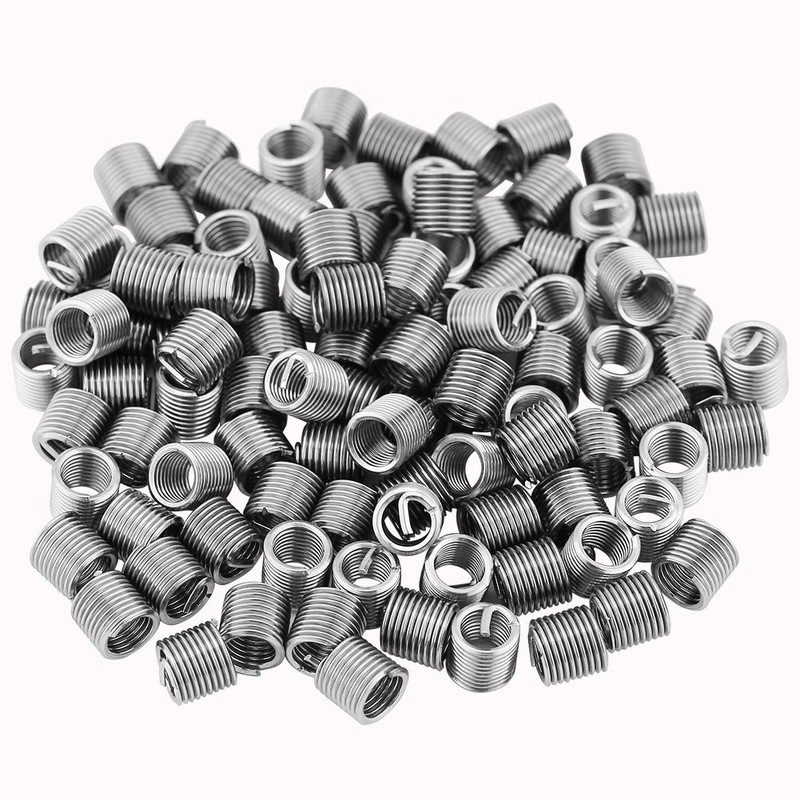 100pcs Helicoils Assortment of Stainless Steel Repair Inserts Thread Inserts