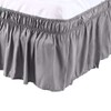 PiccoCasa Elasticated Bed Skirt Ruffled Bed Base Wrap Around Bed