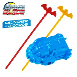 CRAZE Blade Launcher Pack for Battle Spinner Starter + 2 x Rice Lines for Blade Spinning Top Metal Children's Toy Boys Spinning Top for Children Bayblayd Children's Spinning Top 39922