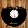 bigcopy e.K. Augsburg Skyline Wall Clock with Dial, High-Quality Acrylic