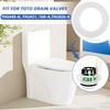 NBPLUS Toilet Flush Valve Silicone Seal for Toto THU440-A, THU451,