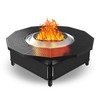 Hupsjer Fire Pit Surround Tabletop for Solo Stove Bonfire Ranger