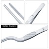 MSY BIGSUNNY Kitchen Culinary Tweezers - Stainless Steel Offset Tip