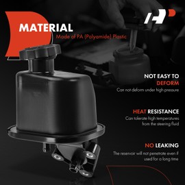 A-Premium Power Steering Reservoir Tank Compatible with Chrysler PT Cruiser 2003-2009 & Dodge Neon 2003-2005, 2.4L Replace# 5273760AB, 5273760AC