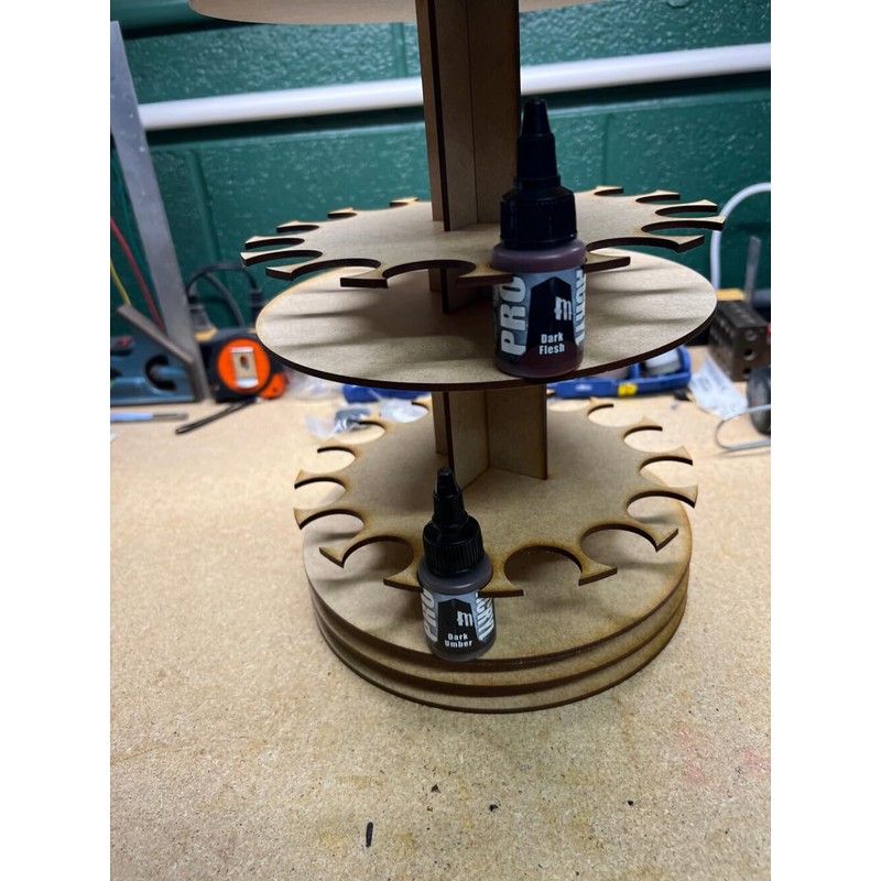 GameCraft Miniatures Rotating Paint Rack - For 22ml Pro Acryl
