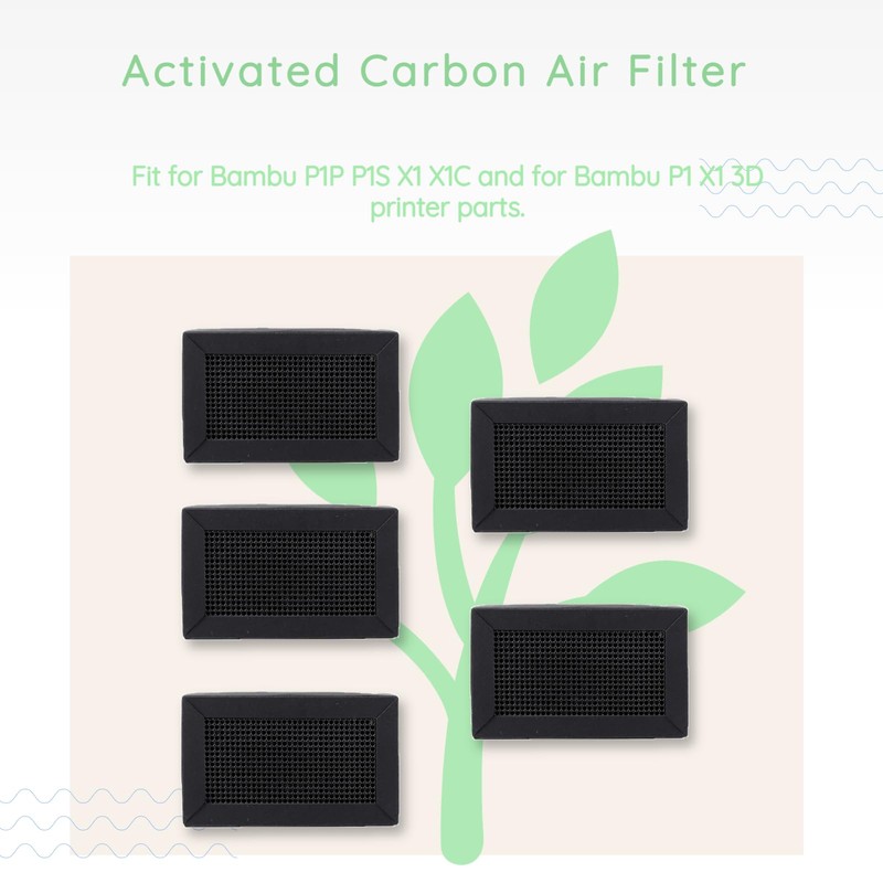 3D Printer Activated Carbon Air Filter Purifiers,Air Filter Replacement Accessories