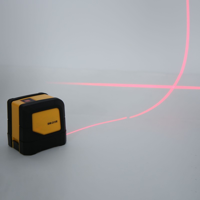 SW‑311R Infrared Line Level Self Levelling Tool Laser Horizontal Vertical