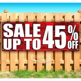 Special Up To 45 Off Banner 13 oz | Non-Fabric | Heavy-Duty Vinyl Single-Sided With Metal Grommets