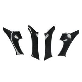 4Pcs Carbon Fiber Color Interior Door Armrest Panel Trim Plastic for Lexus is F 250 350 2006 2007 2008 2009 2010 2012 2013