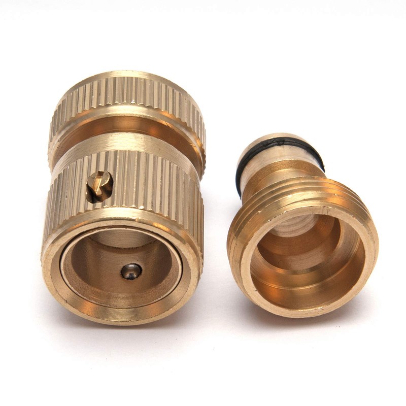 Gardena Coupling Solid Brass Quick Coupling 3/4 Inch Gardena Hose