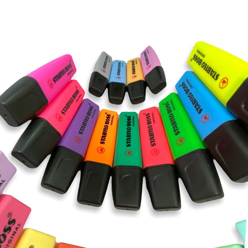 Stabilo Boss 23pz, 14 Colores Pastel y 9 Neón, No