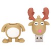 USB Flash Drive Lightweight Portable Safe Reliable Exquisite PVC Christmas