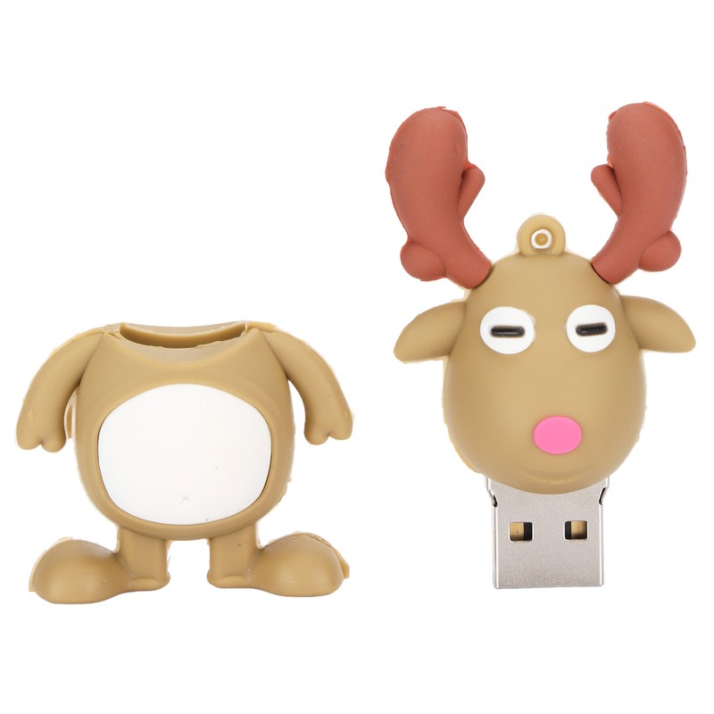 USB Flash Drive Lightweight Portable Safe Reliable Exquisite PVC Christmas