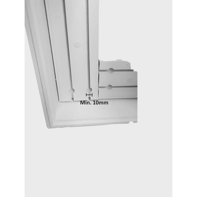 Raum² 200 Universal Curtain Stoppers for Curtain Rails, Curtain Clamp,