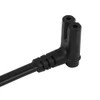 Plugrand 12FT TV Power Cord Right Angle US 2 Prong