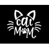 Cat Mom Ears Whiskers Paw Print Decal Vinyl Sticker|Cars Trucks