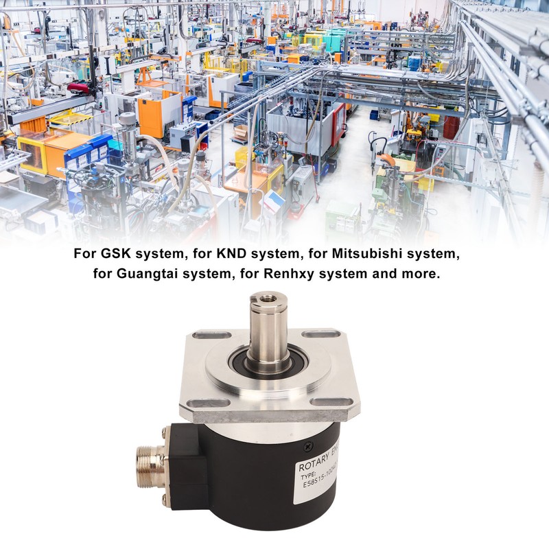 Rotary Encoder 1024 Pulses 15mm Shaft 5‑26V CNC Rotary Encoder