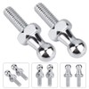 Ball Stud, Fydun 2 Pieces Ball Bolts Galvanised Steel 10