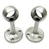 25mm/ 1Inch Dia. 304 Stainless Steel Ceiling-Mount Curtain Rod Bracket