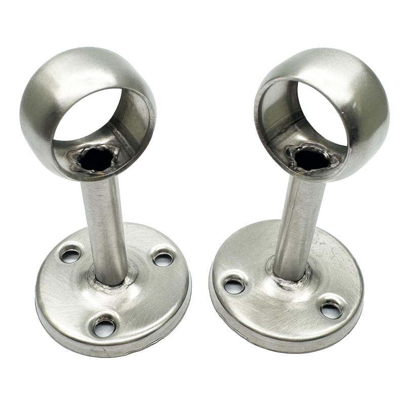 25mm/ 1Inch Dia. 304 Stainless Steel Ceiling-Mount Curtain Rod Bracket