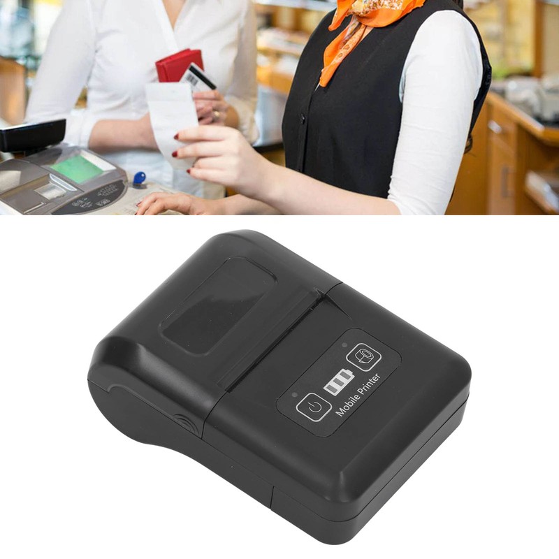 Portable Thermal Label Printer Bluetooth Maker Machine Handheld 58mm for
