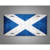 Scotland Flag License Plate Scottish Highlands Auto Tag