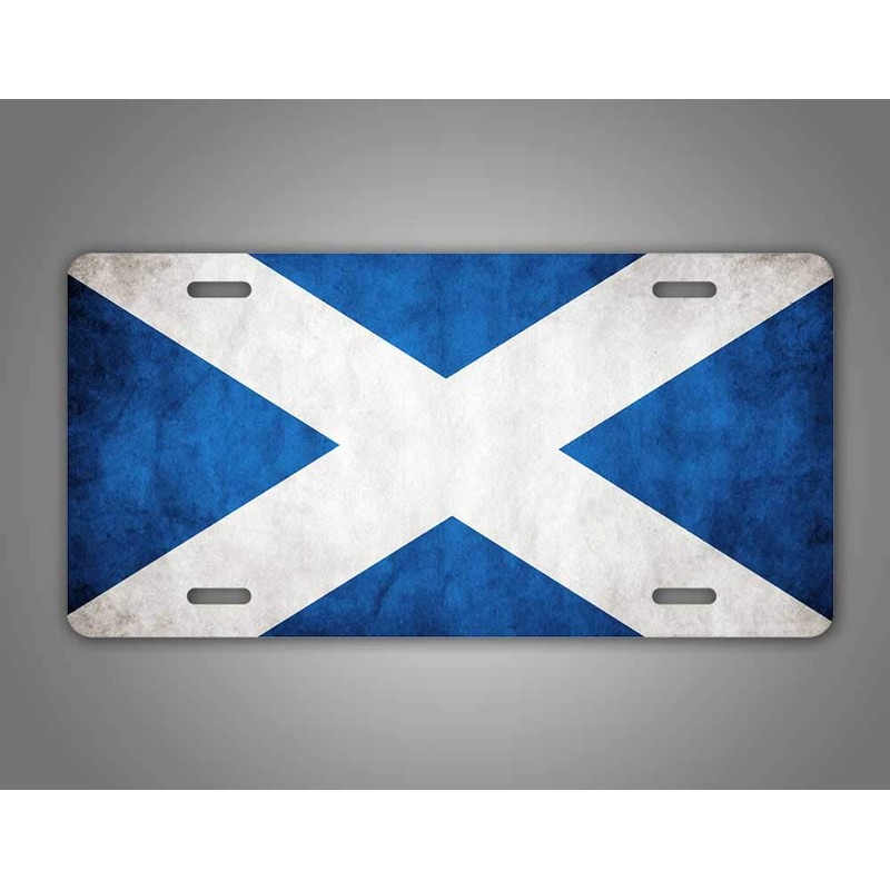 Scotland Flag License Plate Scottish Highlands Auto Tag