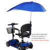 Sun Shade Canopy for Mobility Scooters， Rain Convertible Top Accessory