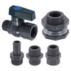 uxcell 1 Set Rain Barrel Faucet Kit, Plastic Rain Barrel
