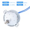 QUARKZMAN TYC-50 Small Synchronous Motor 100-127V AC 2.5-3 RPM Shaft
