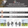 DGX-025 Men's Golf Gloves, Suede Synthetic Leather, Fiber Cloth, Mesh