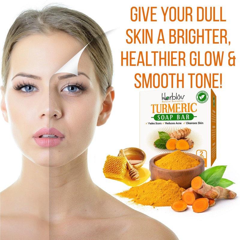 Turmeric Soap Bar for Face & Body – Natural Turmeric