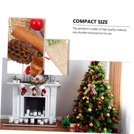 FUNOMOCYA Festival Scene Ornament Berry Bow Ornaments 5pcs Xmas Pendants for Home Decor