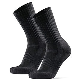 Premium Hiking Socks (Black 2 Pairs, US Women 8-10 // US Men 6.5-8.5)