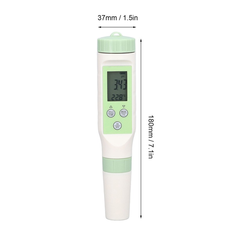 3 in 1 TDS PH Temperature Meter High Accuracy Backlit