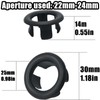 4 Pack Bathroom Basin Sink Round Hole Trim Overflow Cover