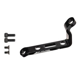 HOUSON Aluminium Disc Brake Adapter, Disc Brake Adapter Replacement Part Adapter for Brake Caliper Mounting Post to Flat - Universal for 160/180 mm Discs (34/74 mm Hole Spacing) 160 mm