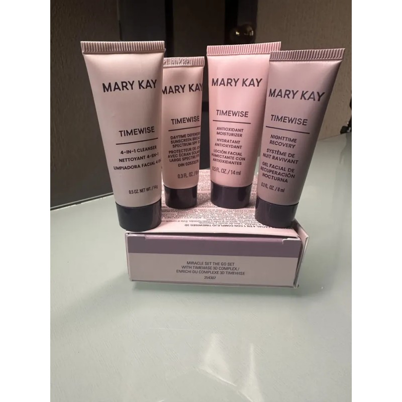 Mini Rutina Facial Timewise Mary Kay Piel Grasa Para Viaje