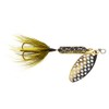 Yakima Bait Wordens Original Rooster Tail Spinner Lure, Strobe Black,