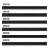 OTOTEC Triangular Scale Ruler 30cm Black Aluminum Alloy Metric Ruler