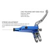 1 Pair Bicycle Hydraulic Disc Brake Four Pistons Aluminum Alloy