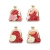 Japanese Pattern Crepe Coin Purse, Accessory Case, Pouch, Made in