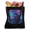 Cyberpunk Degu Runner Future City Tote Bag