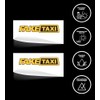 FakeTaxi 2 x Laminated Vinyl Polymeric Die Cut Car Stickers