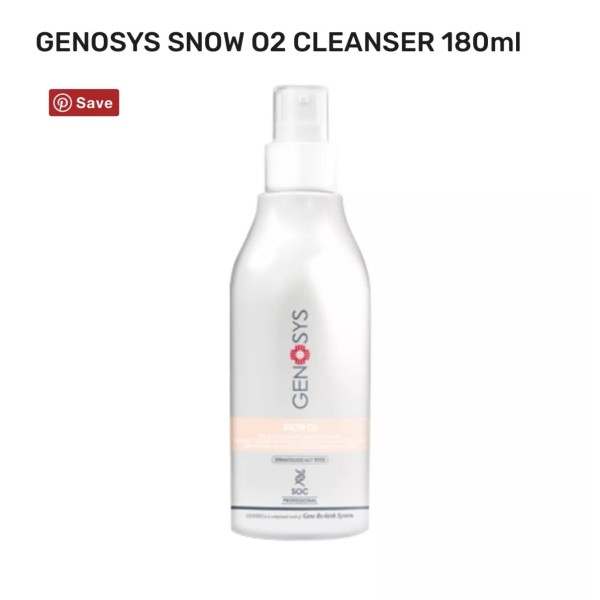 GENOSYS SNOW O2 CLEANSER 180ml
