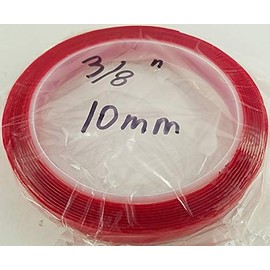 Transparent Clear Acrylic Auto Car Truck Double Sided Adhesive Mounting Tape 9.8 Feet Select: Width (3/8” 10mm)