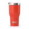 Beast 30oz Red Insulated Reusable Tumbler- BPA Free | Stainless
