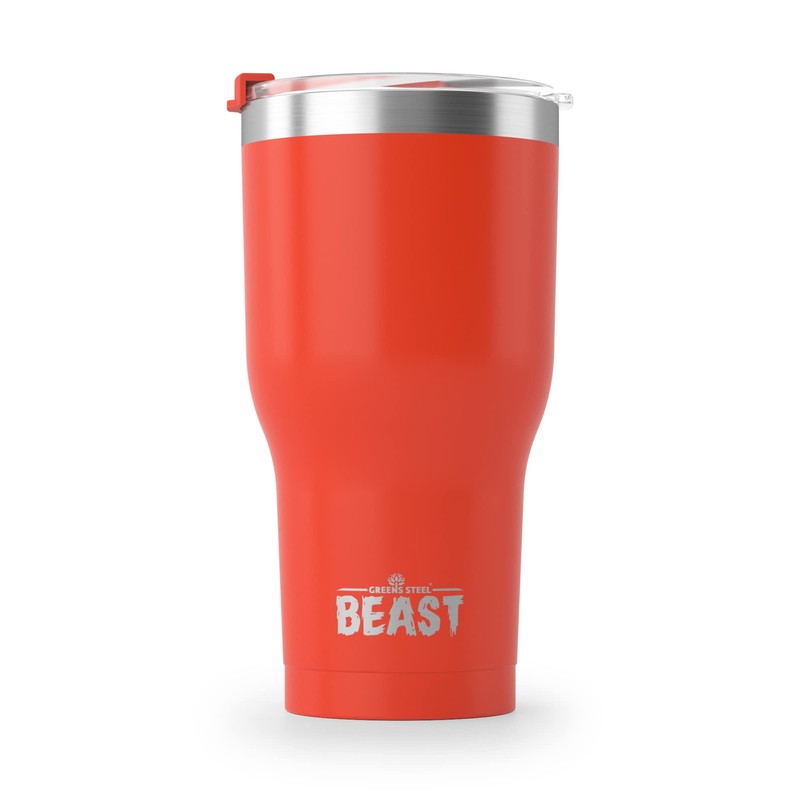 Beast 30oz Red Insulated Reusable Tumbler- BPA Free | Stainless